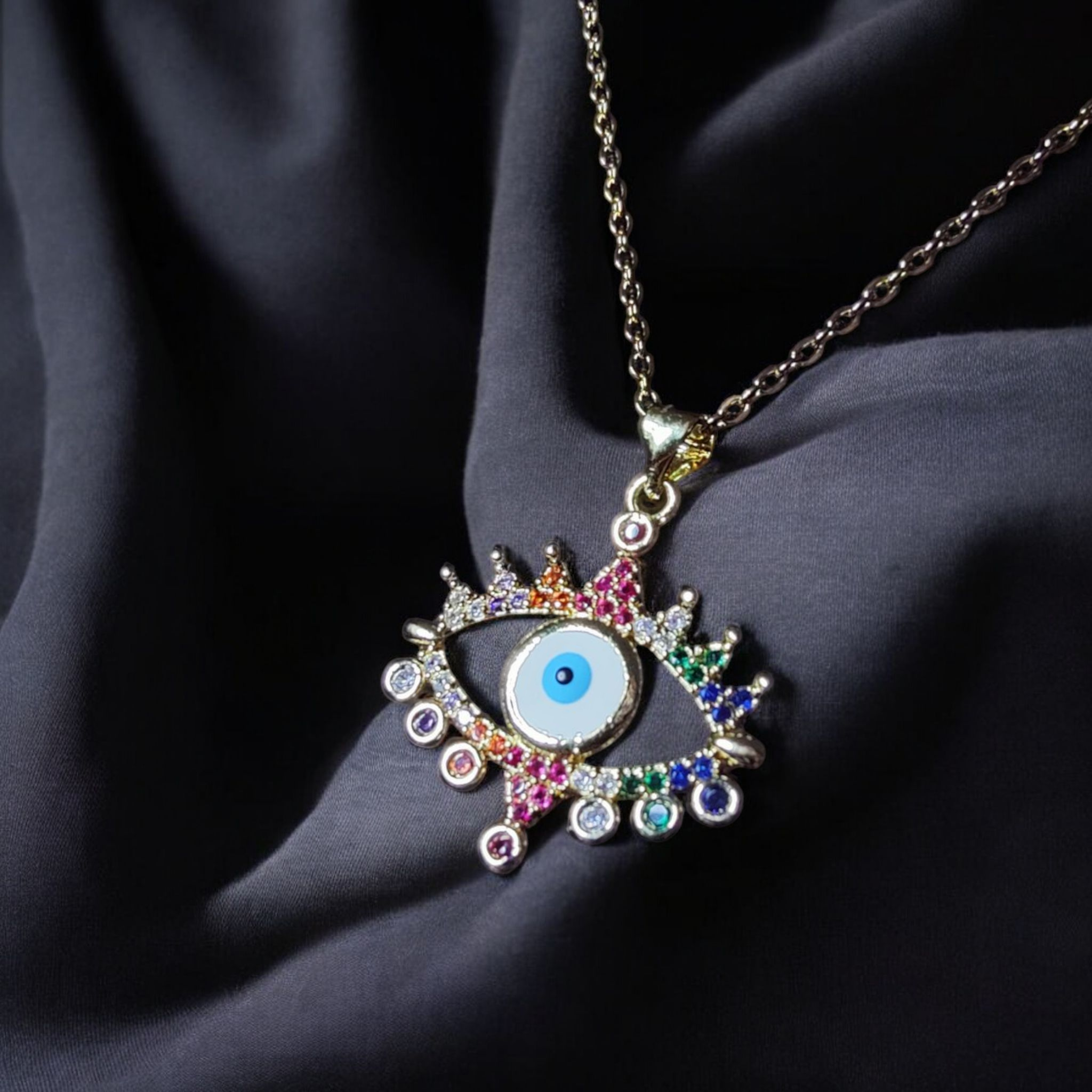 Colorful Evil Eye Necklace