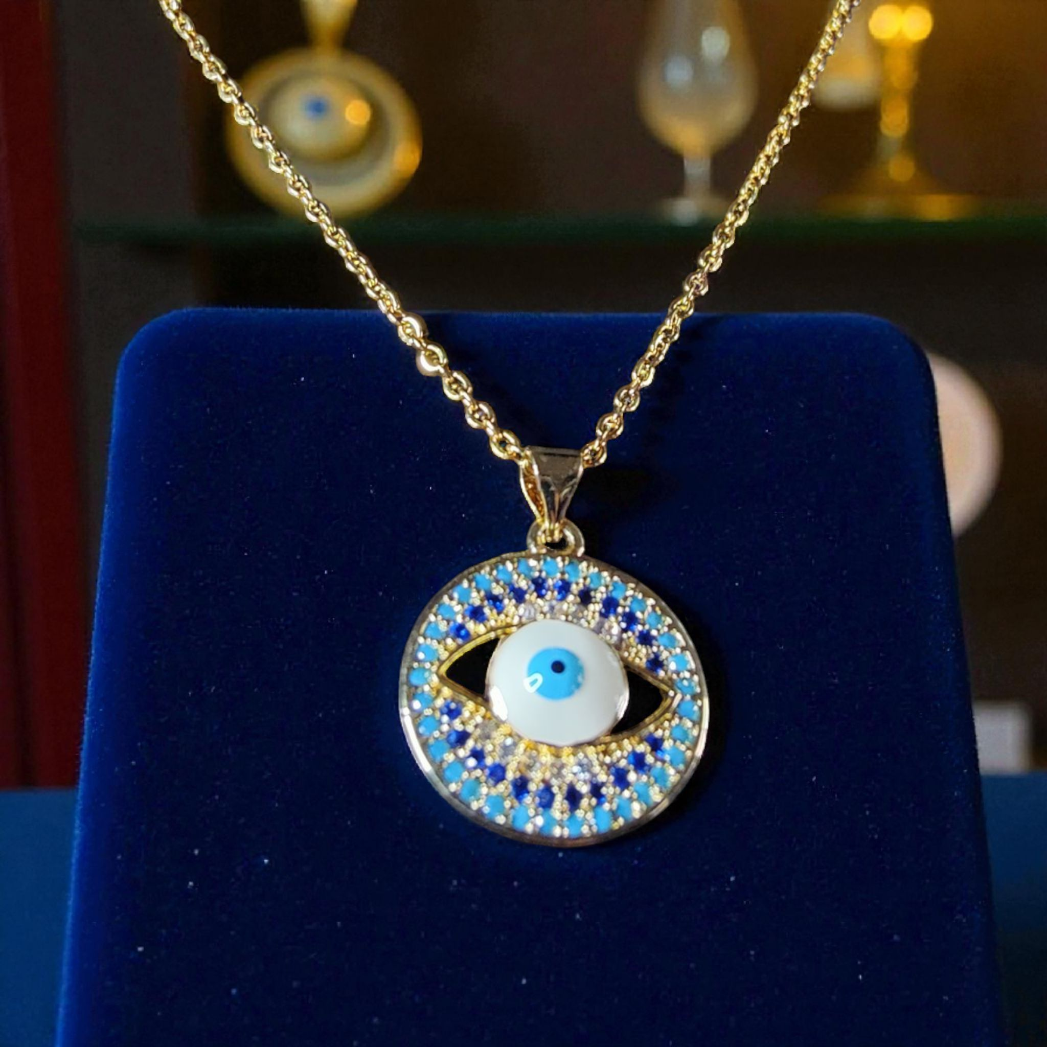 Colorful Evil Eye Necklace