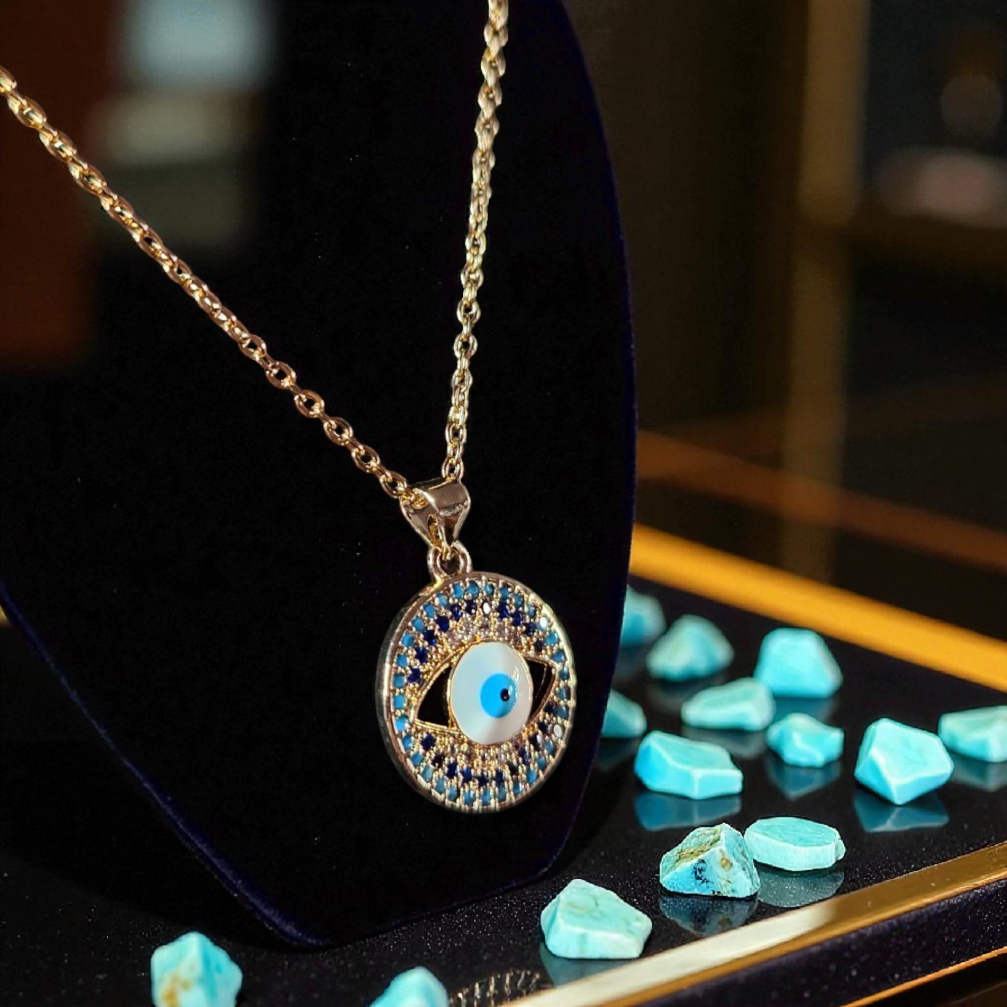 Colorful Evil Eye Necklace
