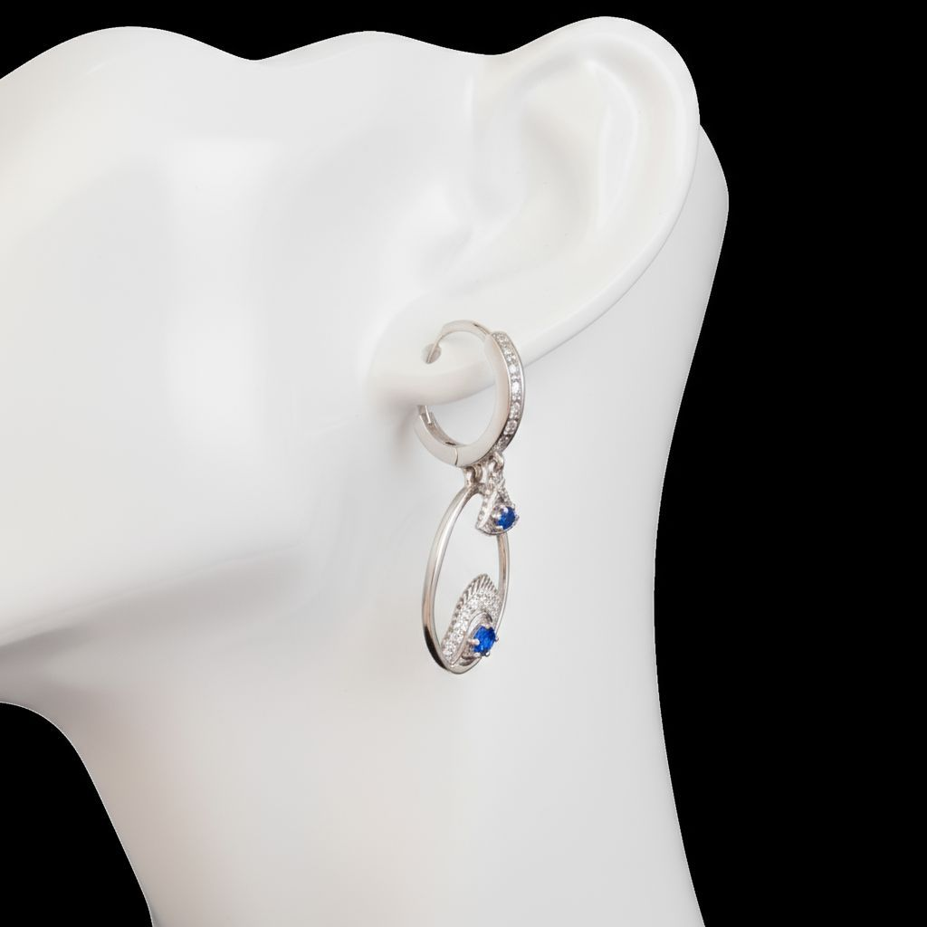 Evil Eye Hoop Earrings